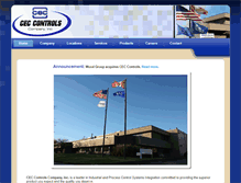 Tablet Screenshot of ceccontrols.com